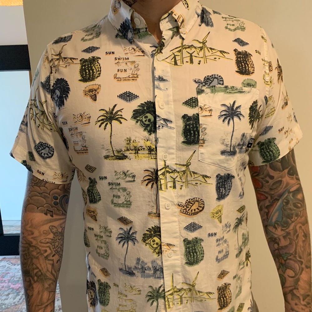 Fourstar Tropical Short Sleeve Button Down